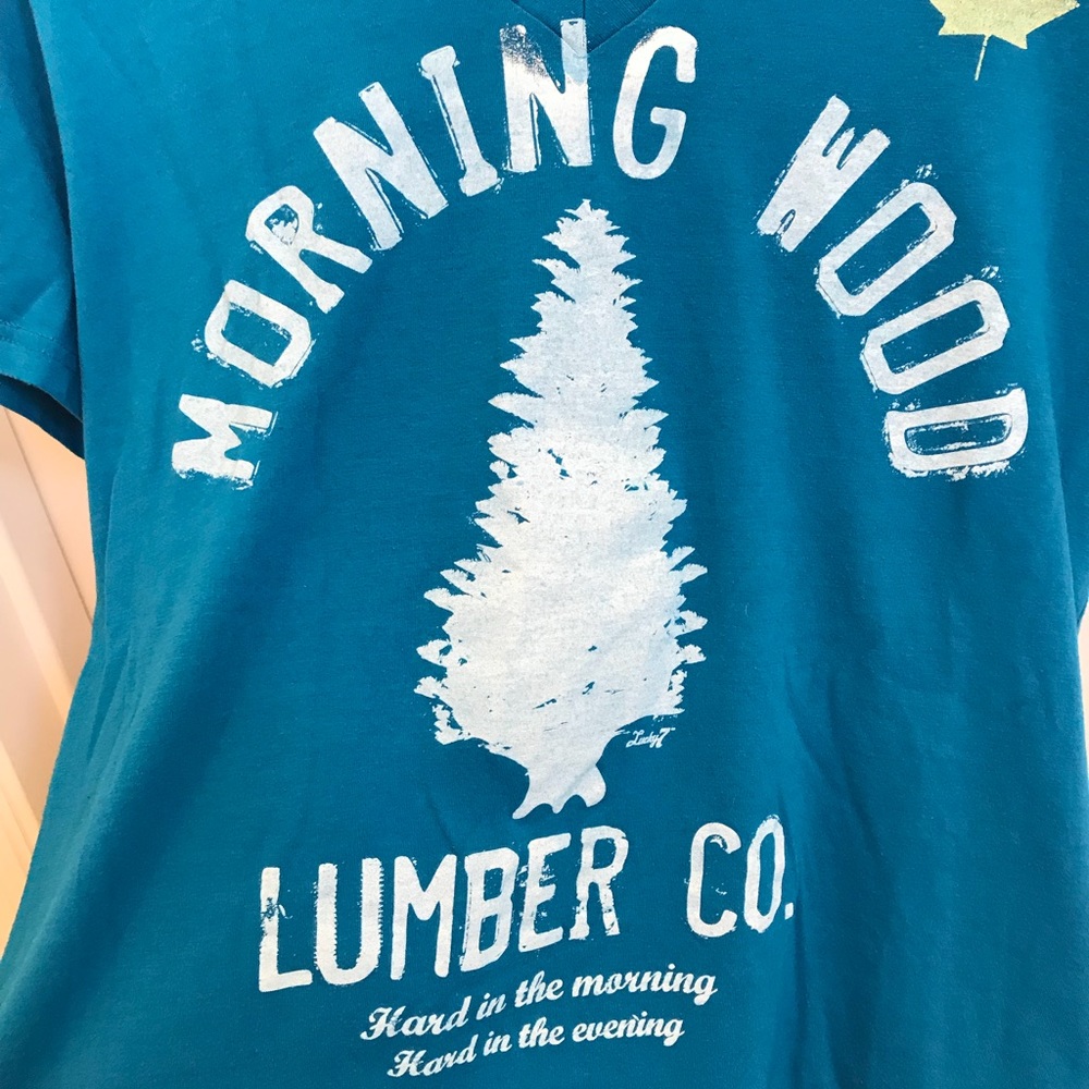 NWOT Lucky 7 v-neck t-shirt